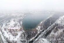 Jazero Draždiak s troškou snehu, Bratislava