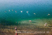 Košariská Veľká voda - zimné plávanie