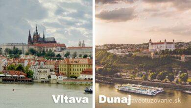 Dunaj vs Vltava; Bratislava vs Praha, teploty vody