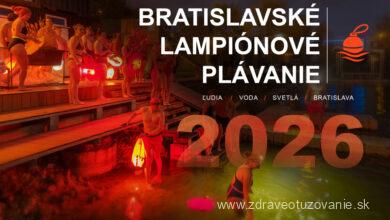 Bratislavské Lampiónové Plávanie 2026, Zdroj: Zdravé Otužovanie.
